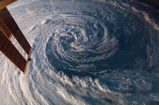 La tierra, imagen tomada desde la estacion espacial 